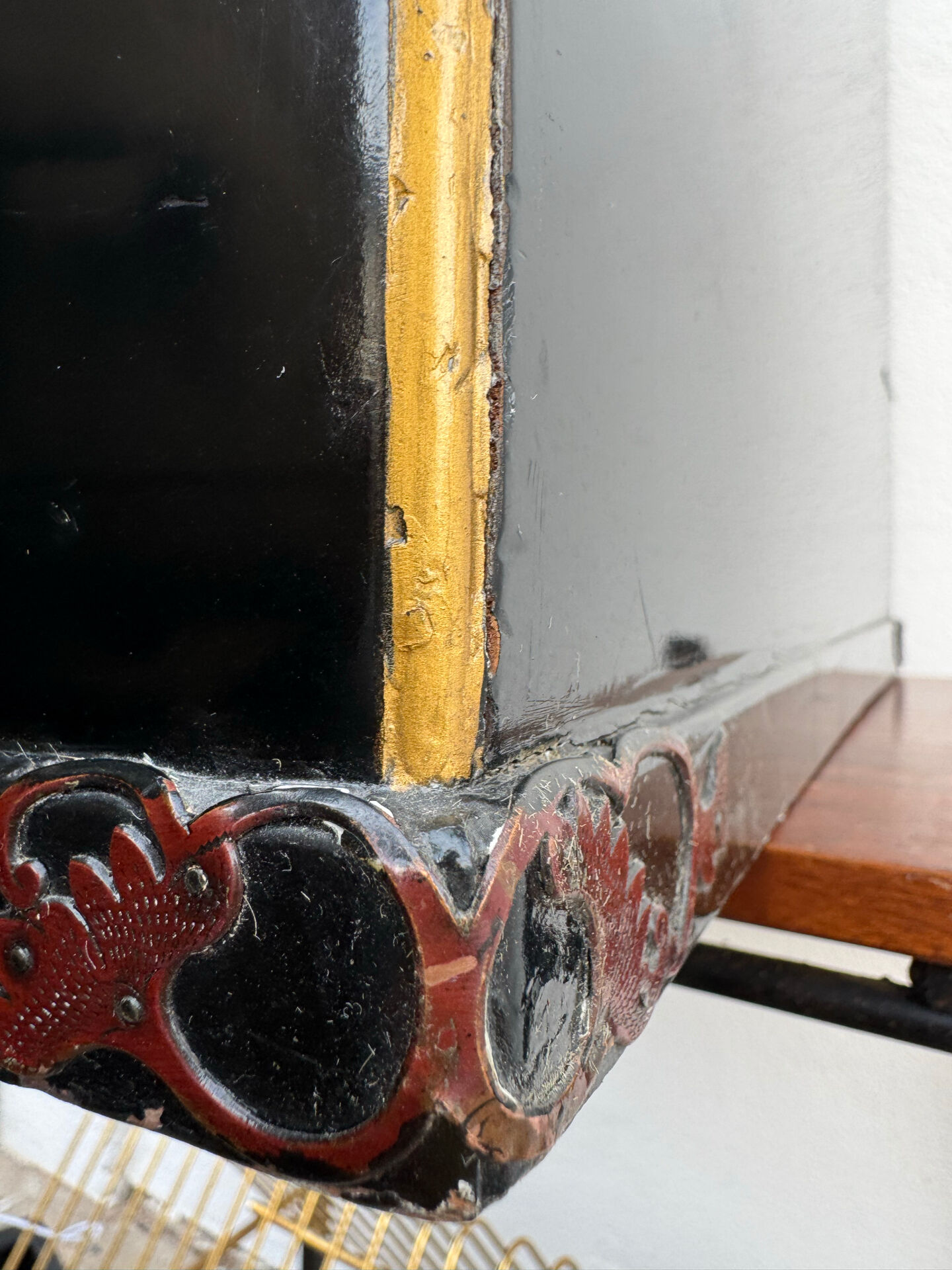 Japanese lacquered tansu from the early 20th century.
