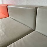 3 modular Plastics armchairs by Piero Lissoni for Kartell, 1970