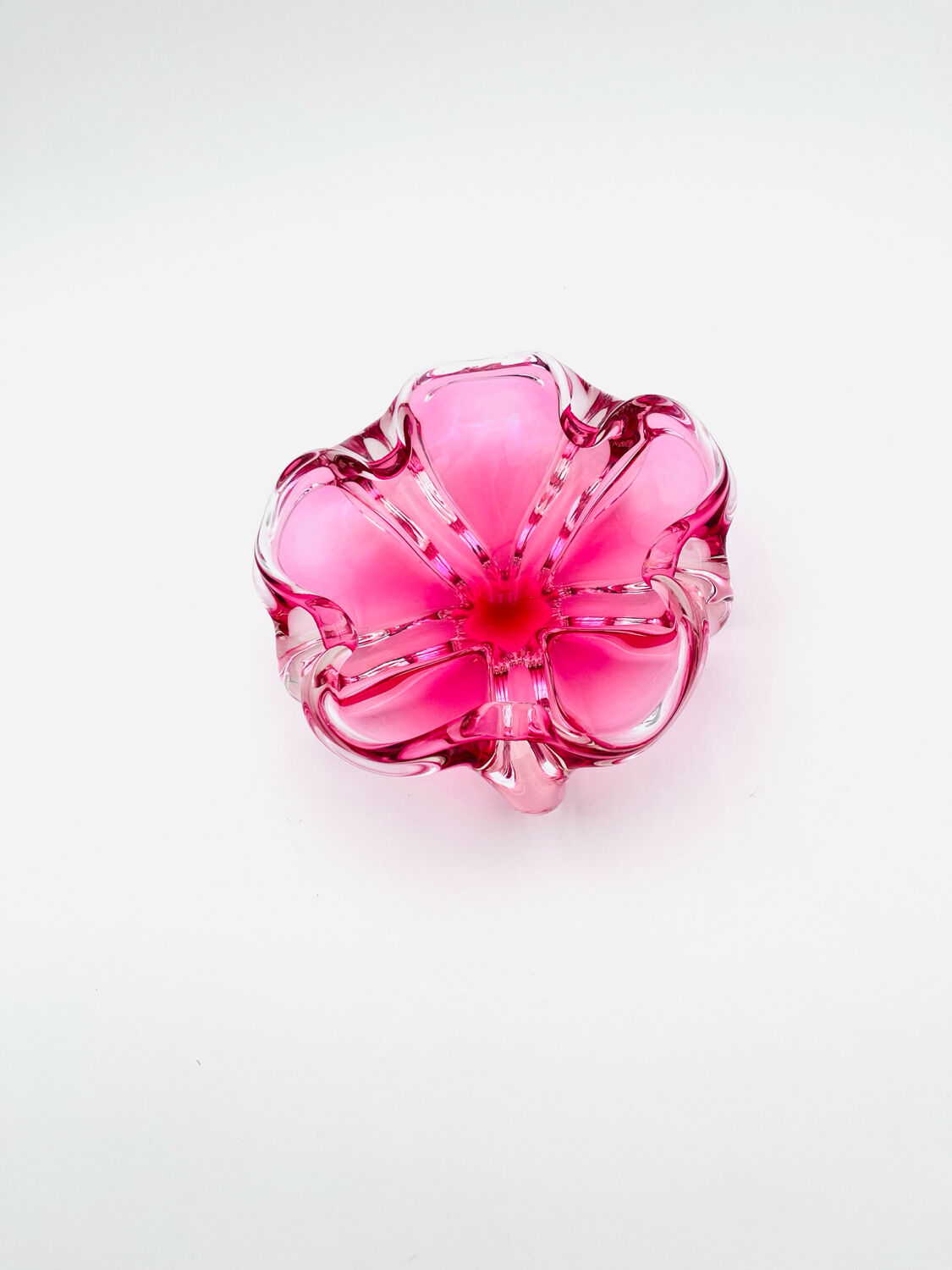 "Fleur" Mid-Century Coupe in Bohemian Crystal – Josef Hospodka - 1960