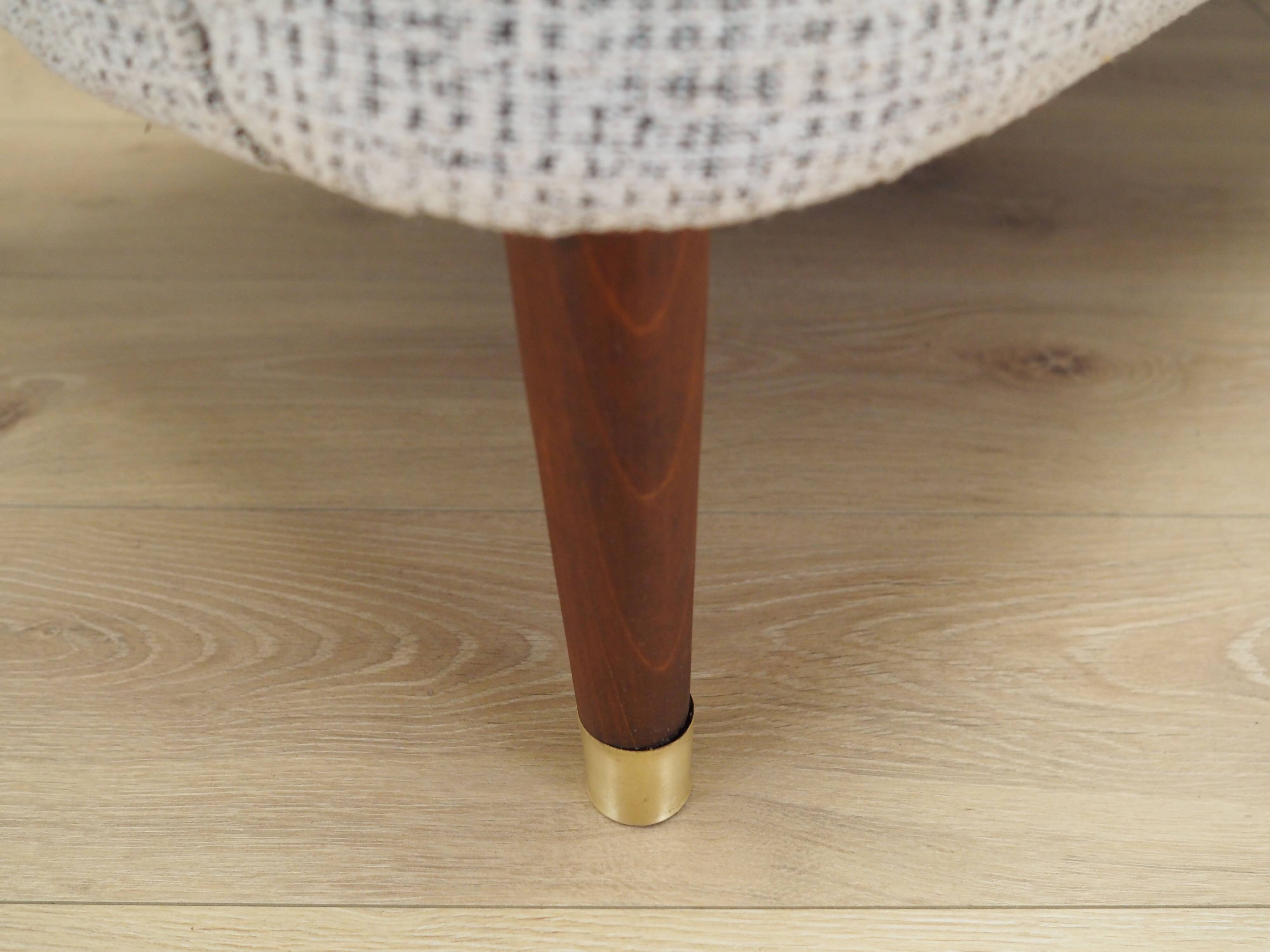 Sofa white melange, Italian design, 1960s, production: Italy