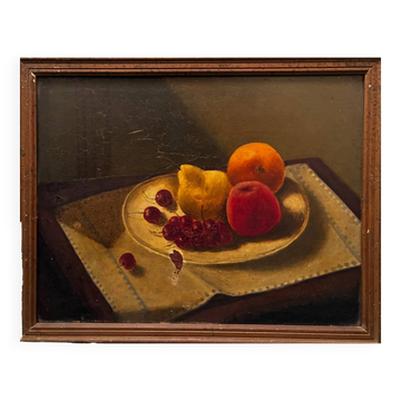 Nature morte aux fruits début XXe siècle