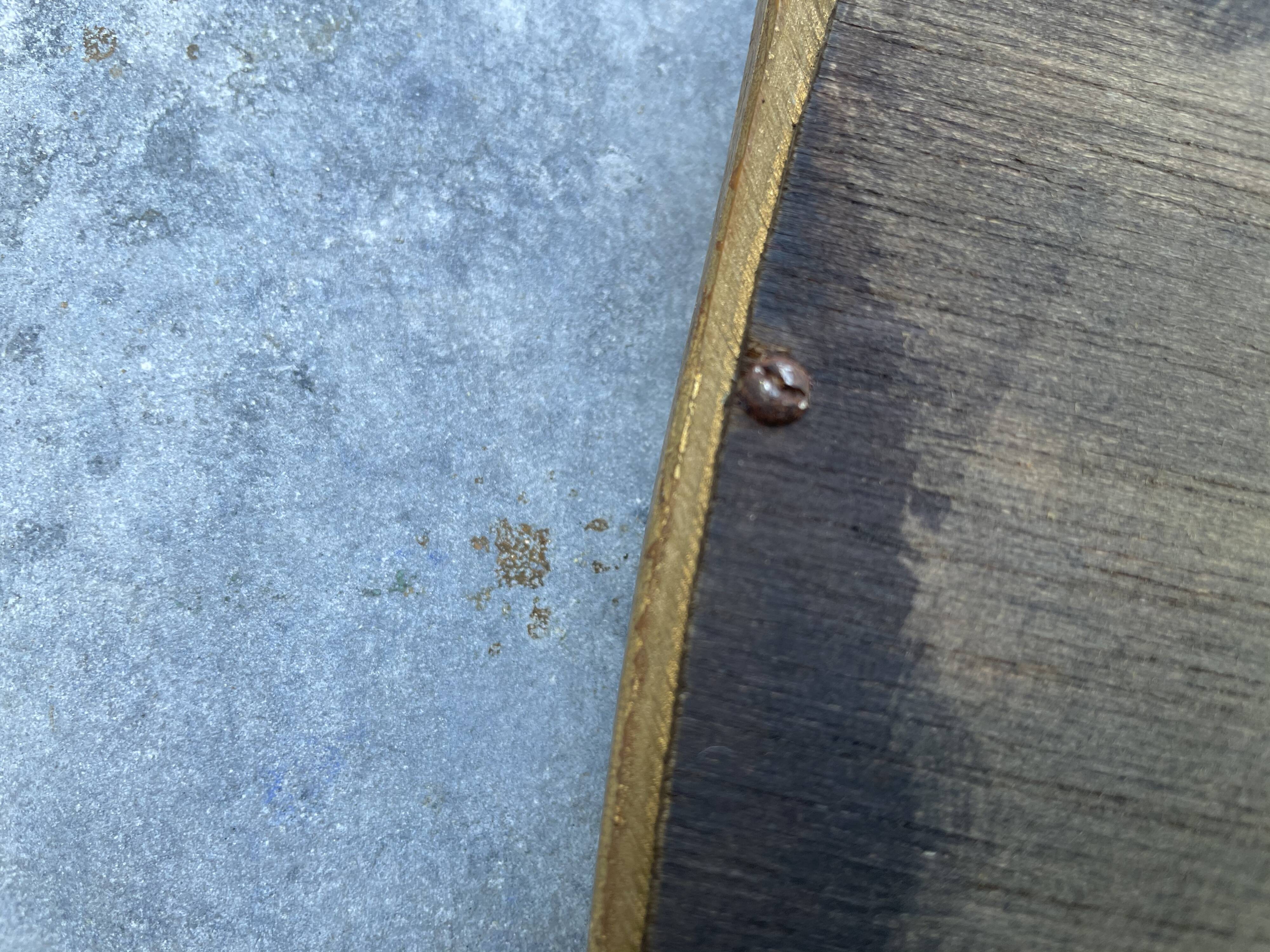 Vintage gold mirror 42 x 30