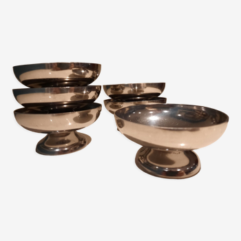 Stainless steel sorbet cups