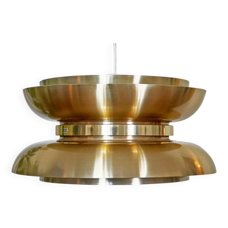 Suspension dorée de Carl Thore pour Granhaga Metall. Suède, années 1970.