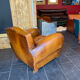 Fauteuil club modèle diplomate