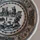 Gien earthenware rebus talking plate