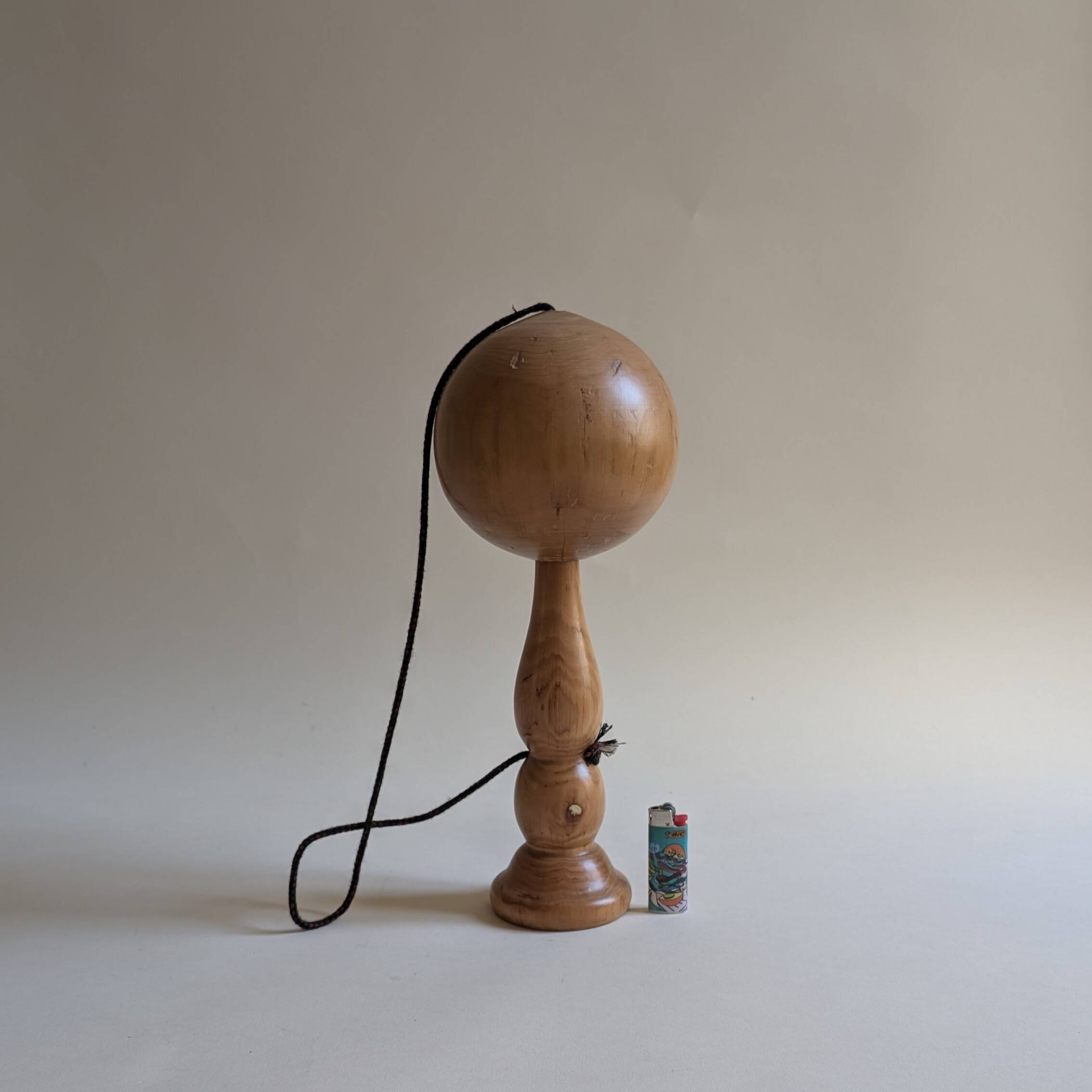 Large wooden cup and ball game