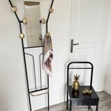 Vintage gold coat rack