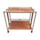 Vintage folding rolling table