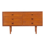 Commode basse par Erik Brouer pour Brouer Møbelfabrik (Danemark, 1960)