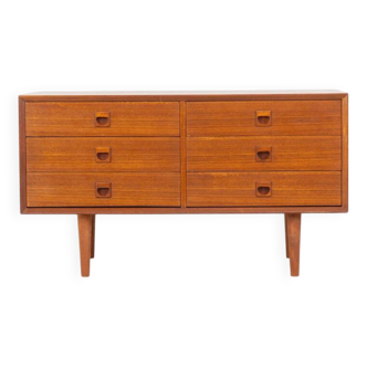 Commode basse par Erik Brouer pour Brouer Møbelfabrik (Danemark, 1960)