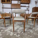 Kai Kristiansen Model 31 vintage Danish teak dining chairs