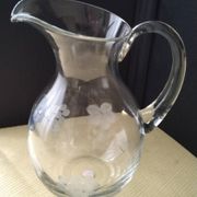 Cruche , carafe à eau en verre soufflé  1.650L