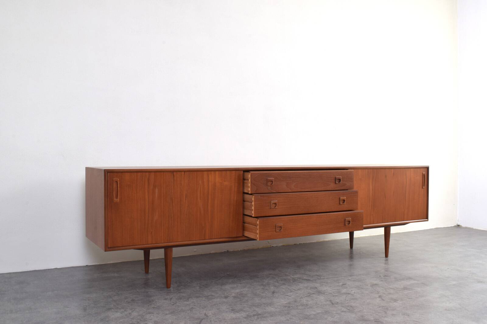 Mid-Century Danish Teak Sideboard, 1960s.