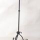 Brutalist iron candlestick, 1950s