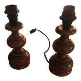 Pair of lamp bases
