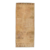 1x3 handmade vintage door mat rug,42x101cm