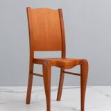 Pair of "Placide of Wood" Chairs by Philippe Starck for Driade, 1989