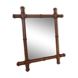 Miroir en bambou