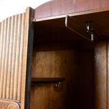 Walnut wardrobe art deco period