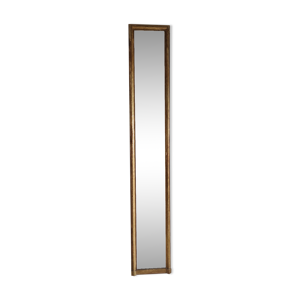 Miroir en bois et stuc doré à