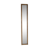 Long wooden mirror and gilded stucco with pearl rays H: 2m45 L: 40cm