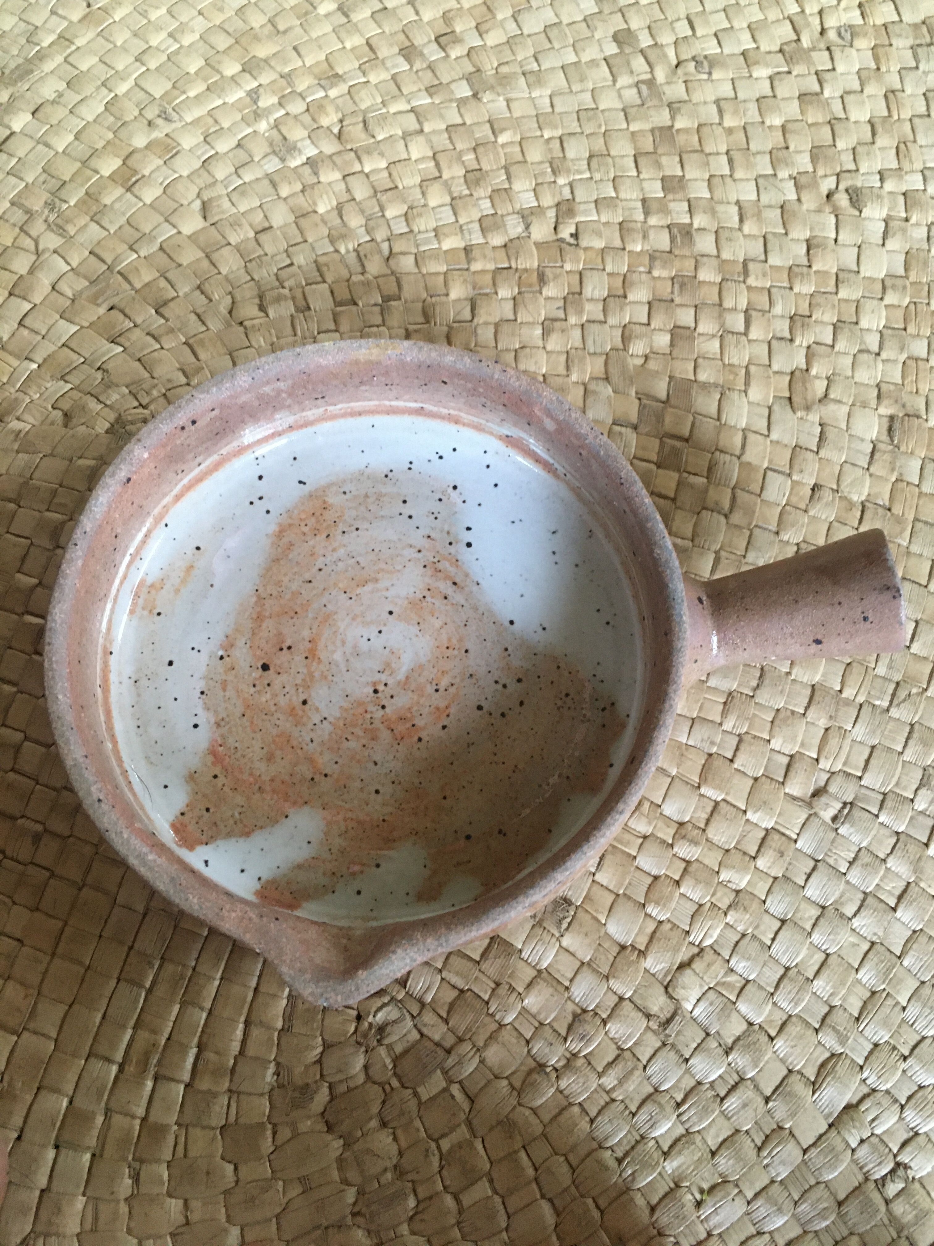 Series of 4 sandstone ramekins