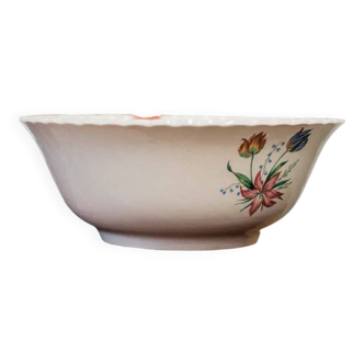 Flower bowl Lunéville France "Dipladenia"