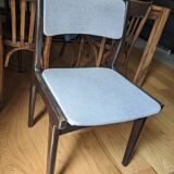 Chaise bois massif noire