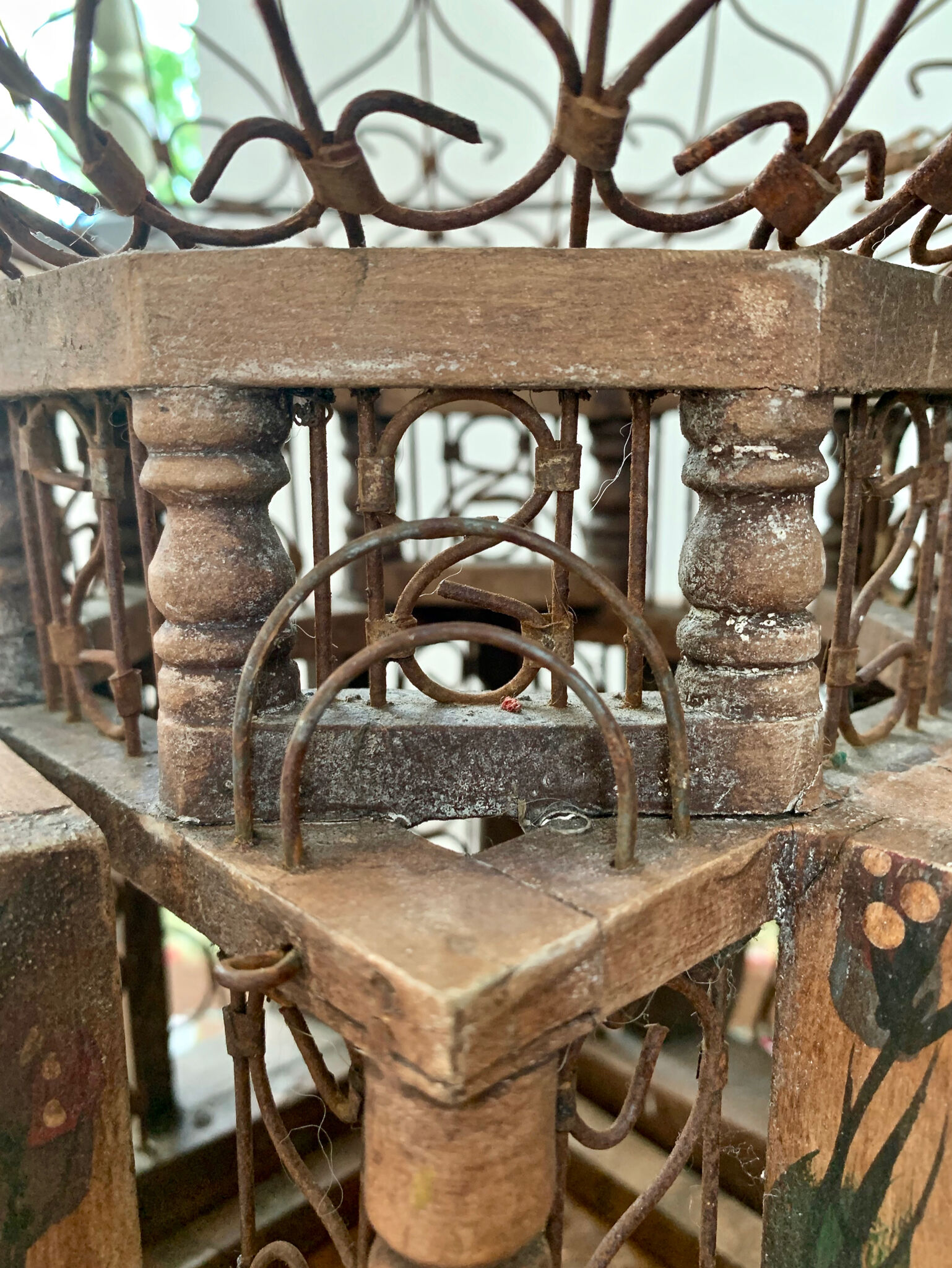 Vintage bird cage