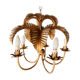 Palm type chandelier by Hans Kogl