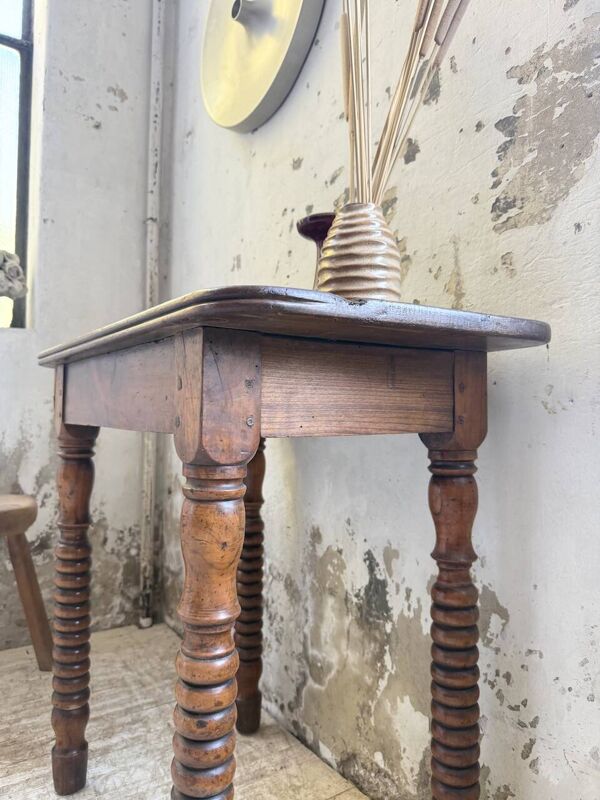 Console table appoint bureau noyer XIXème