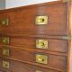commode/secrétaire campagne militaire victorienne