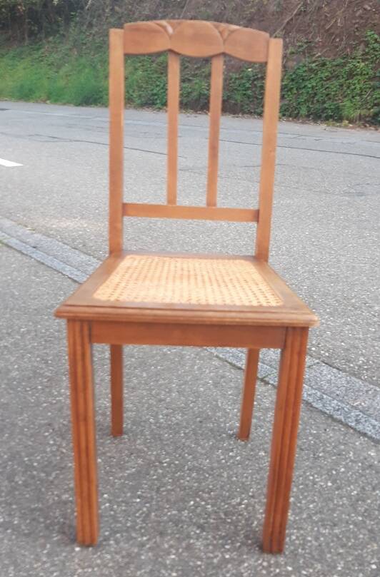 Lot de 6 chaises Art déco