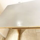 Casala grey desk – 1970s modernist design