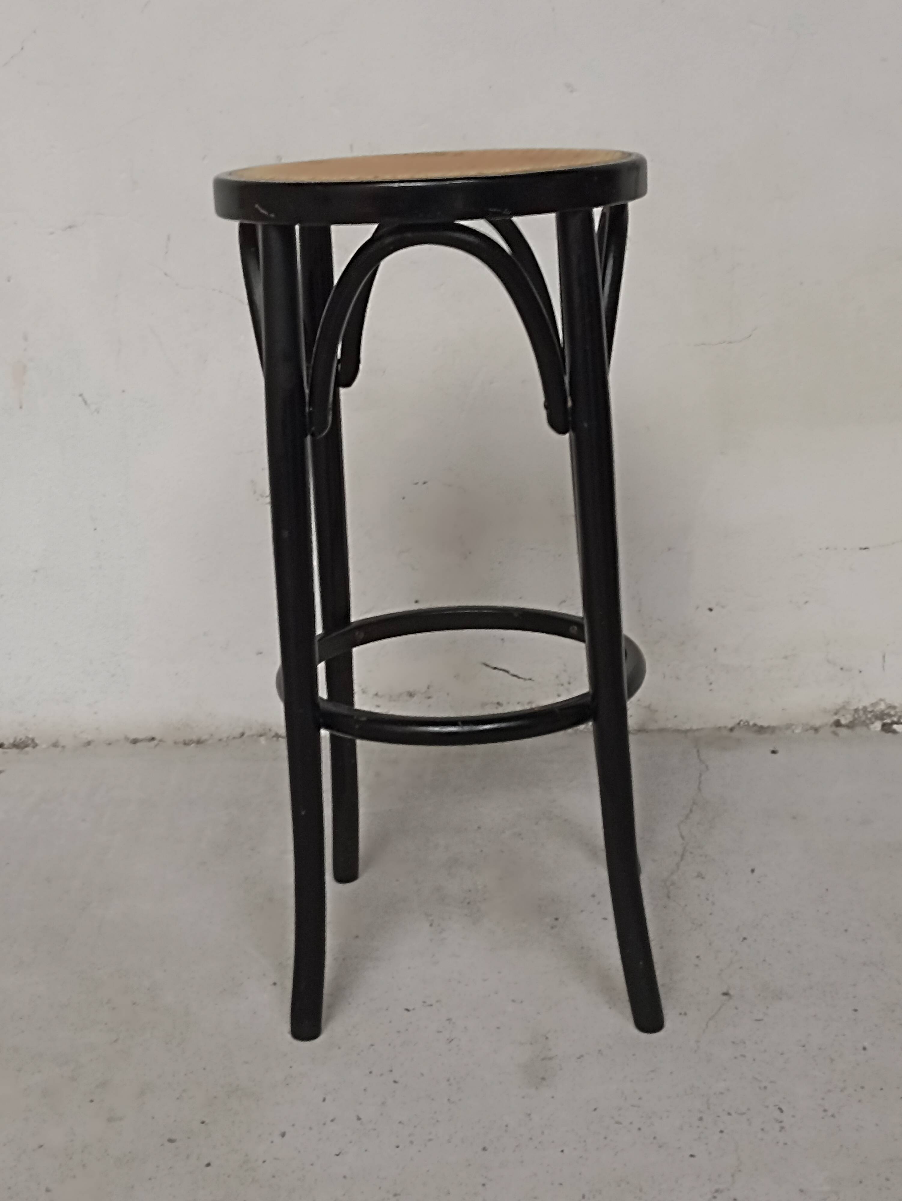 Pair of Thonet cannage style stools