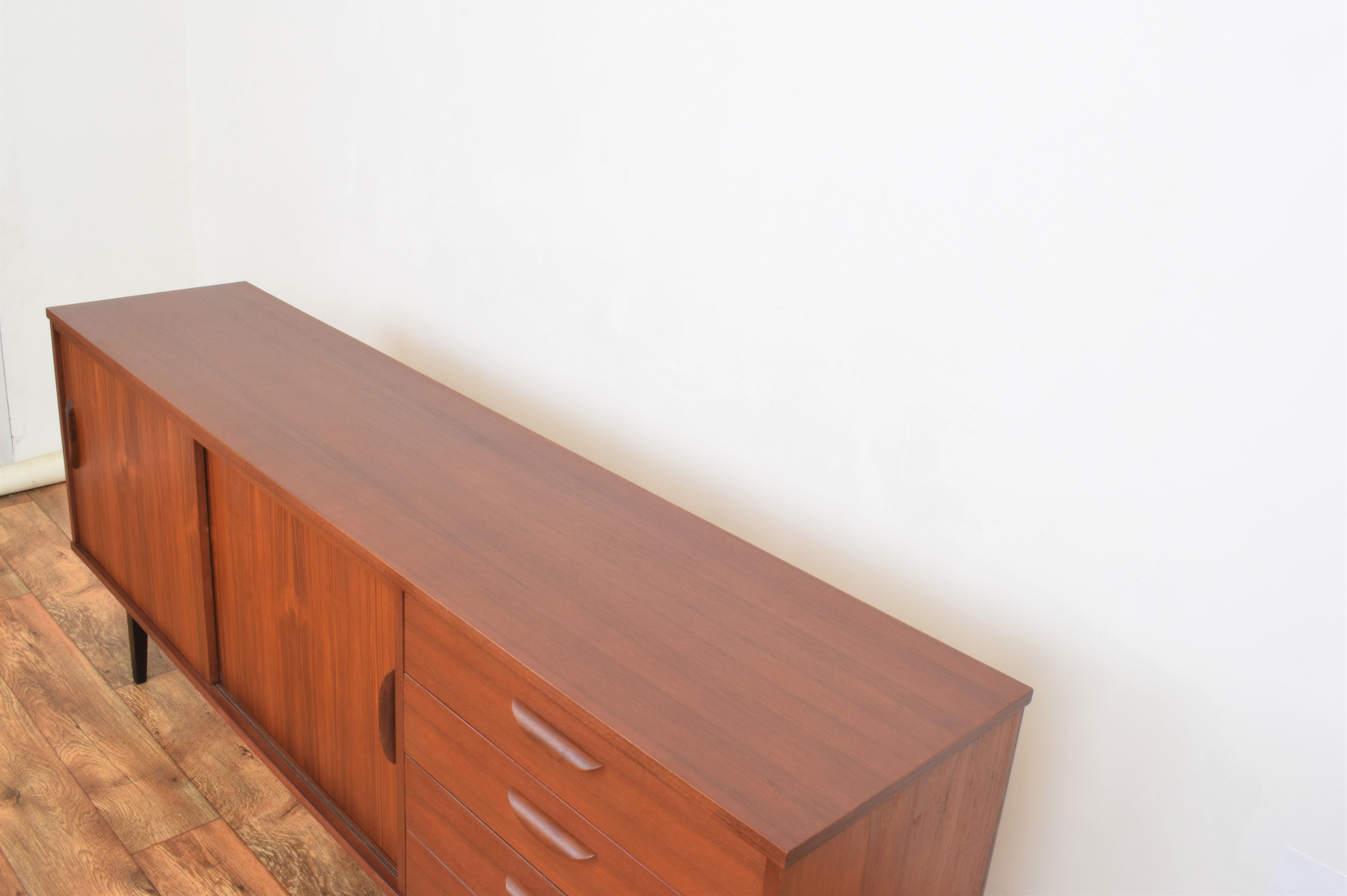 Mid-Century German Teak Sideboard, 1960s.