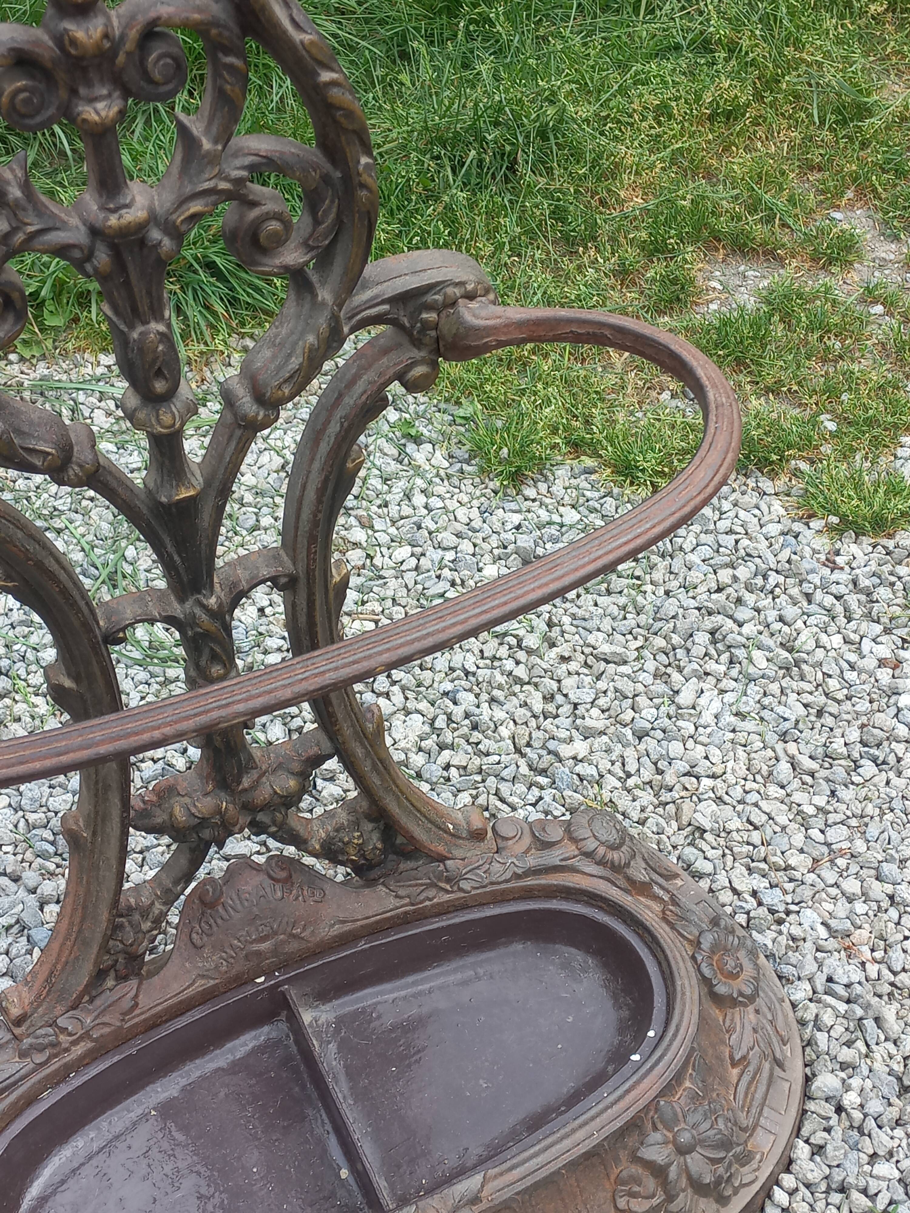 Cast iron cloakroom 1900 Corneau in Charleville