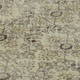 Turkish Anatolian Handmade Vintage Rug 270 cm x 165 cm