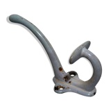 White enamelled cast iron rack