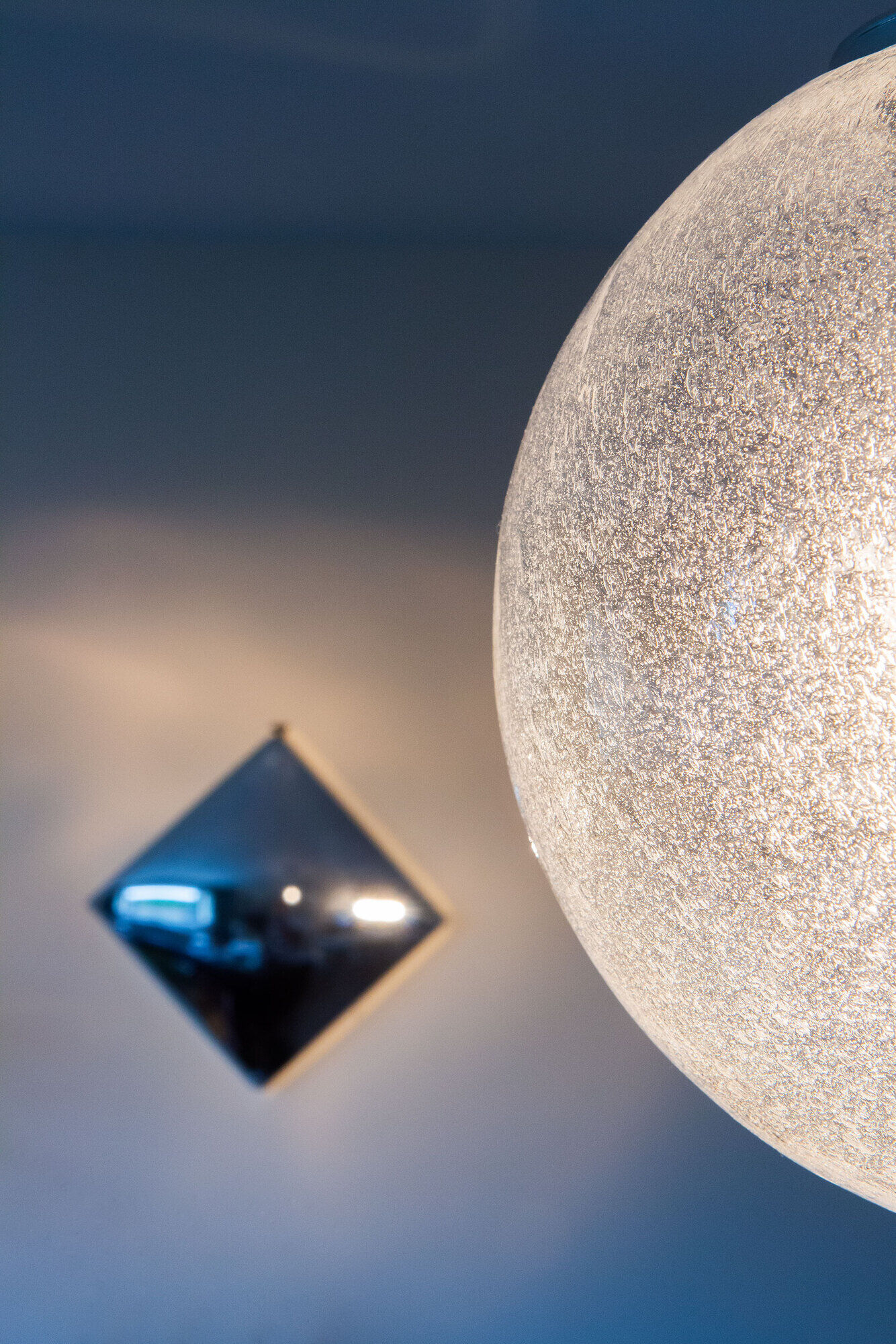Glass chandelier by Murano Targetti Sankey, Italy 1970