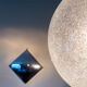 Glass chandelier by Murano Targetti Sankey, Italy 1970