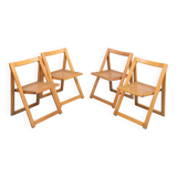 ZMG Thonet Beech wood Folding chairs 1950s