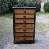 Semainier bois massif style Louis Philippe XIX eme