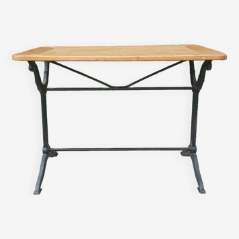 Bistro table with wooden top, 1930