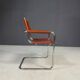 Vintage chrome and leather chair