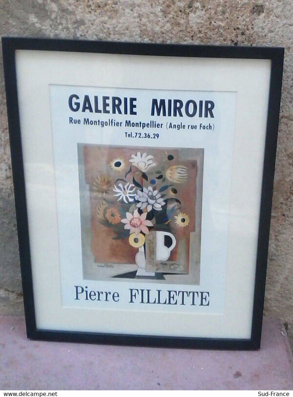 Affiche Galerie Pierre Fillette