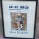 Affiche Galerie Pierre Fillette