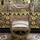 Golden curule chair