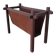 Danish Skjøde Skjern teak and suede magazine rack